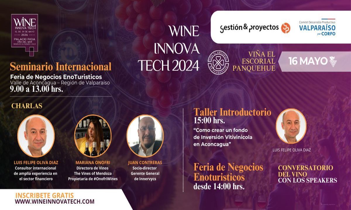 Wine Innova Tech 2024: 16 de mayo en San Felipe