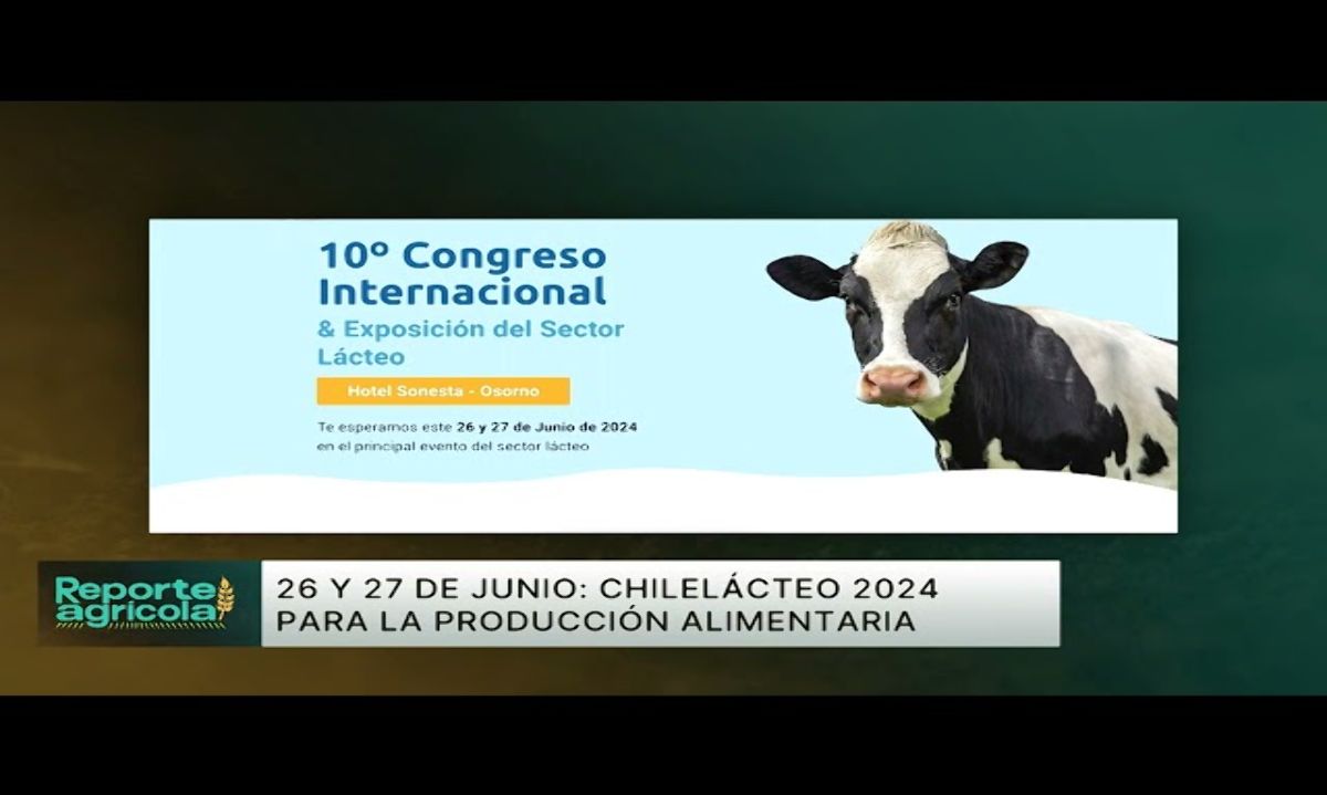 26 y 27 de junio: Chile Lácteo 2024 para la producción alimentaria